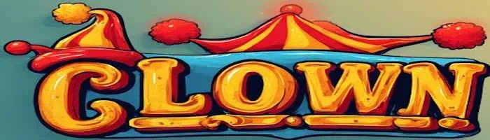 Clown lettering