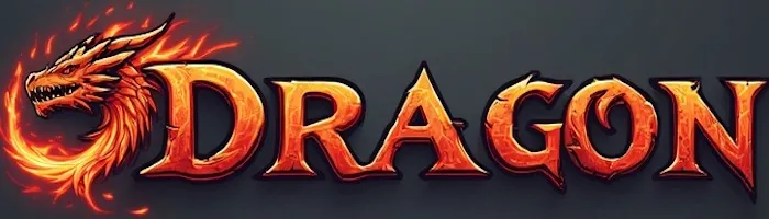 Dragon lettering