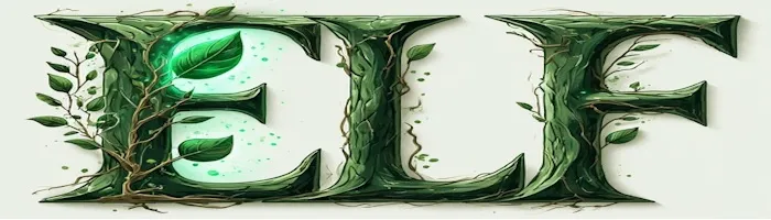 Elf lettering