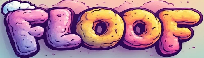 Floof lettering