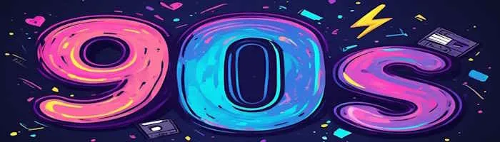 Gen 90s lettering