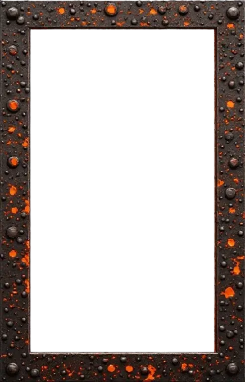 The Iron card frame