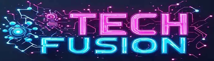 Tech Fusion lettering
