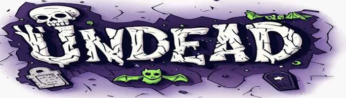 Undead lettering